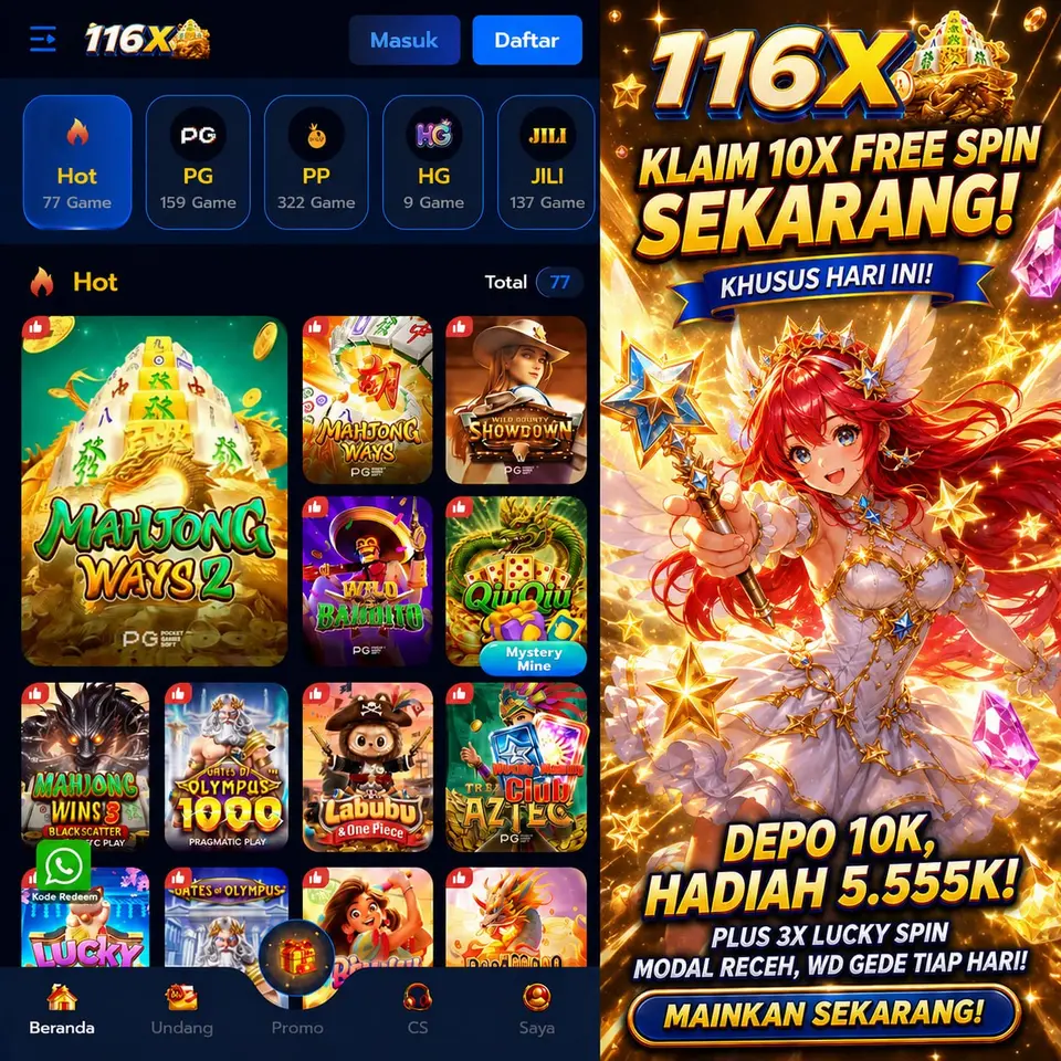 116x Masuk