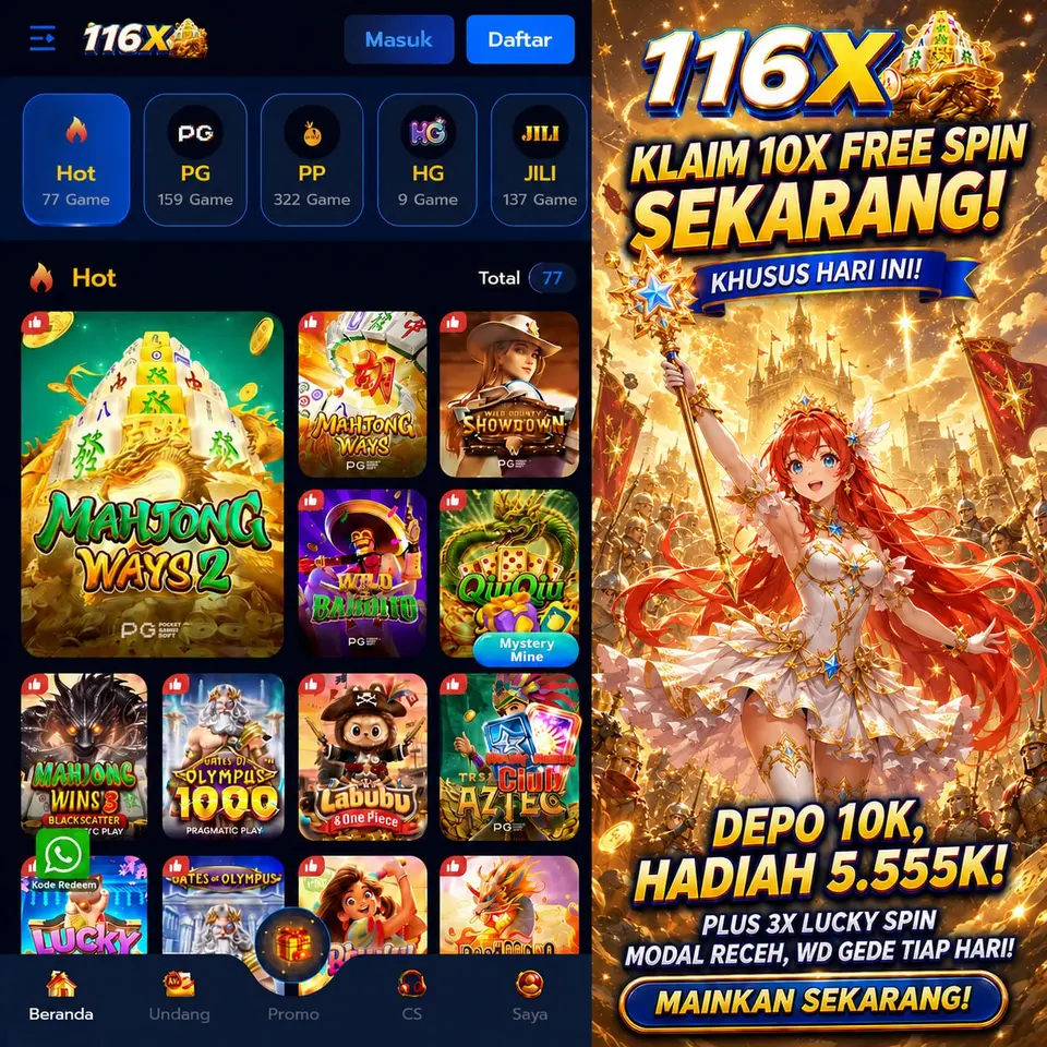 116x Daftar Sekarang - Unduh APK